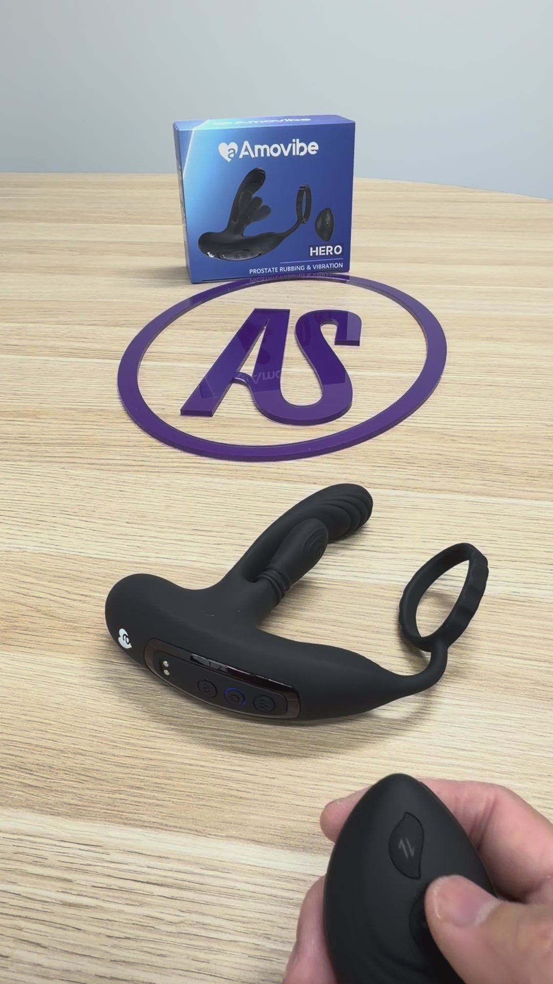 Amovibe Hero Rubbing & Vibrating Prostate Massager