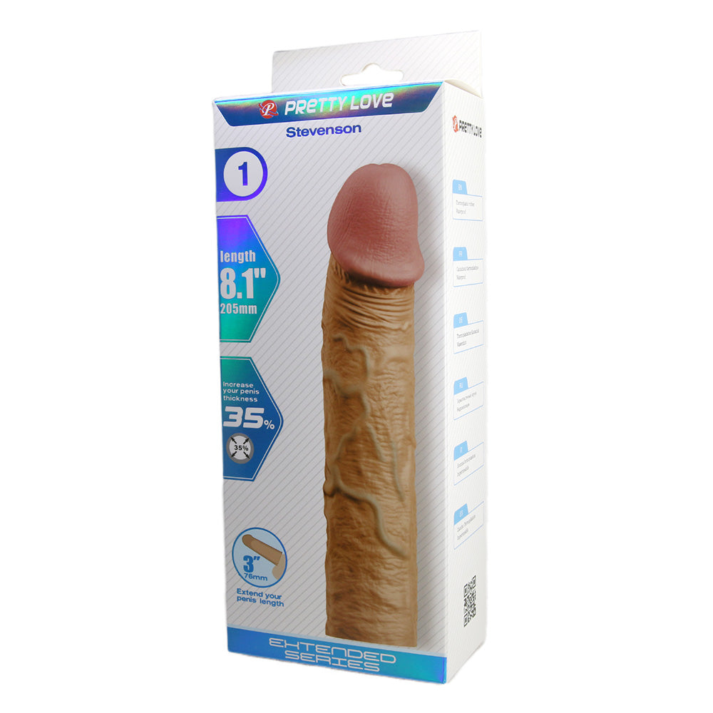 Pretty Love Stevenson 8.1 Inch Penis Extension Sleeve