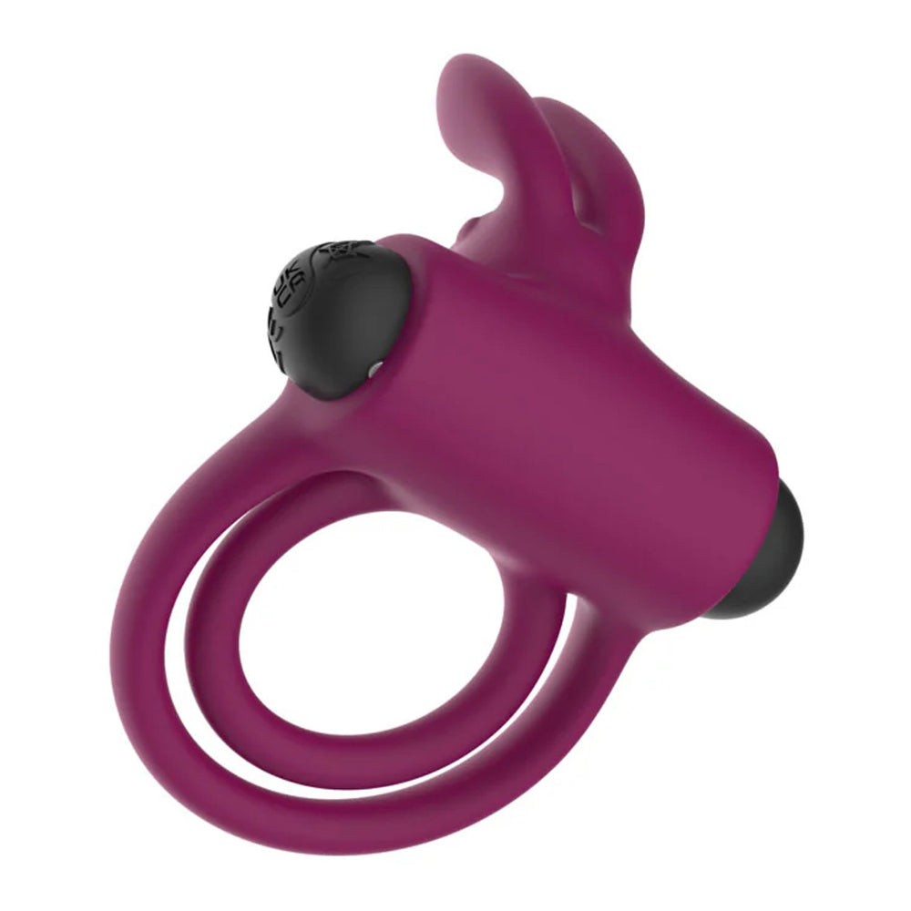 Passion Play Silicone Rabbit Vibrating Cock Ring
