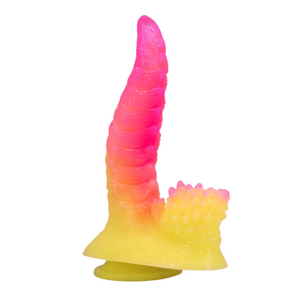 Power Monsters Flame Beast Rippled Dildo
