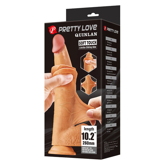Pretty Love Quinlan 10.2 Inch Suction Cup Dildo