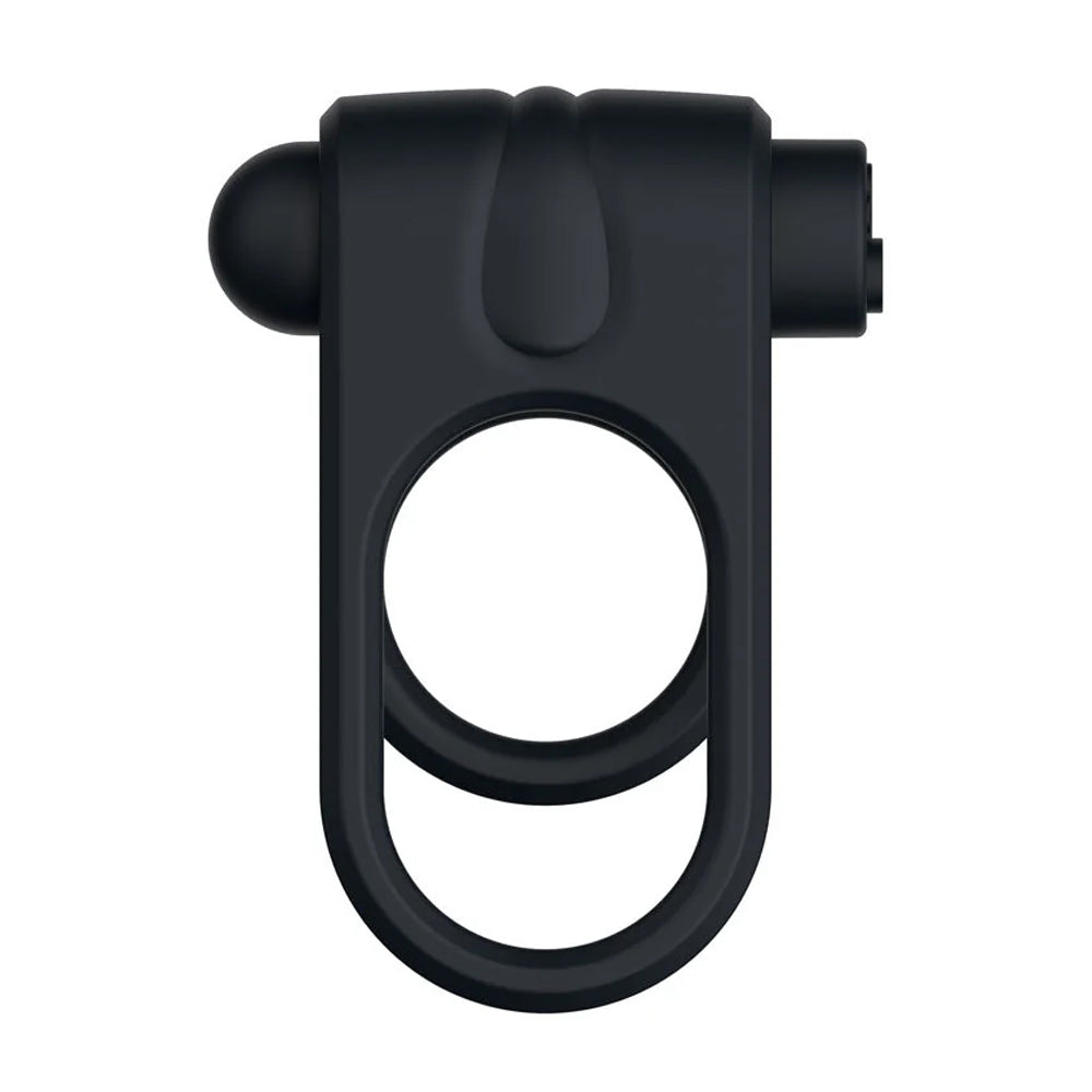 Passion Play Silicone Vibrating Dual Cock Ring