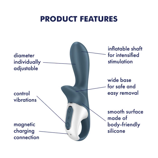 Satisfyer Air Pump Booty 2 Inflating Anal Vibrator