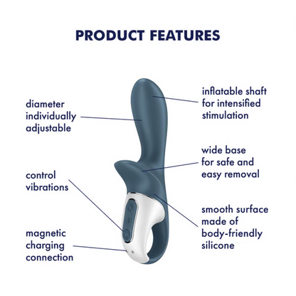 Satisfyer Air Pump Booty 2 Inflating Anal Vibrator