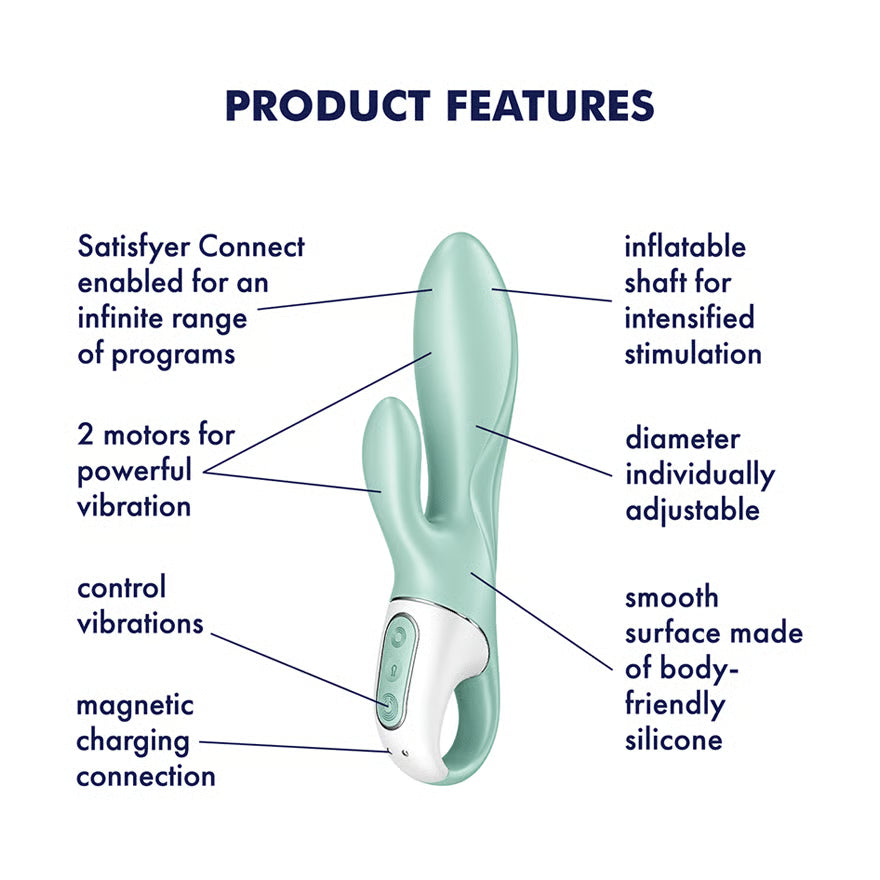 Satisfyer Air Pump Bunny 5+ Rabbit Vibrator