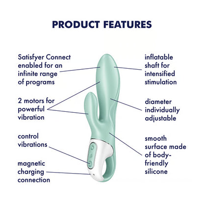 Satisfyer Air Pump Bunny 5+ Rabbit Vibrator