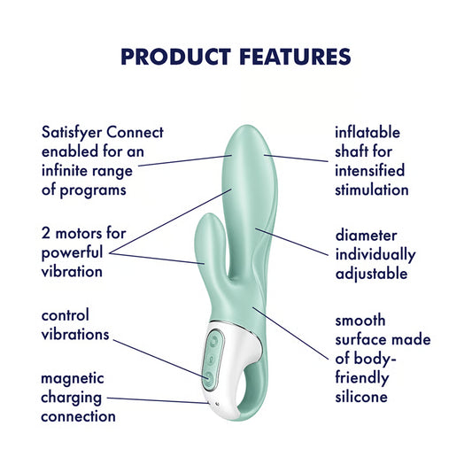 Satisfyer Air Pump Bunny 5+ Rabbit Vibrator