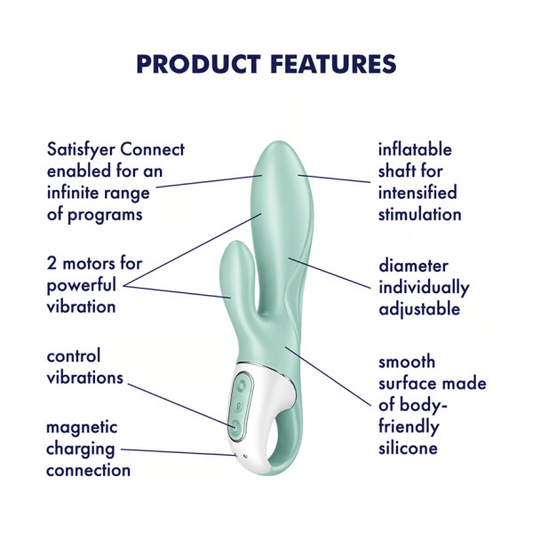 Satisfyer Air Pump Bunny 5+ Rabbit Vibrator