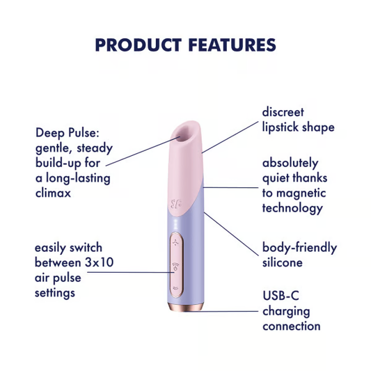 Satisfyer Bold Kiss Air Pulse Vibrator