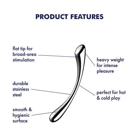 Satisfyer Cosmic Crest 1 Stainless Steel Dildo