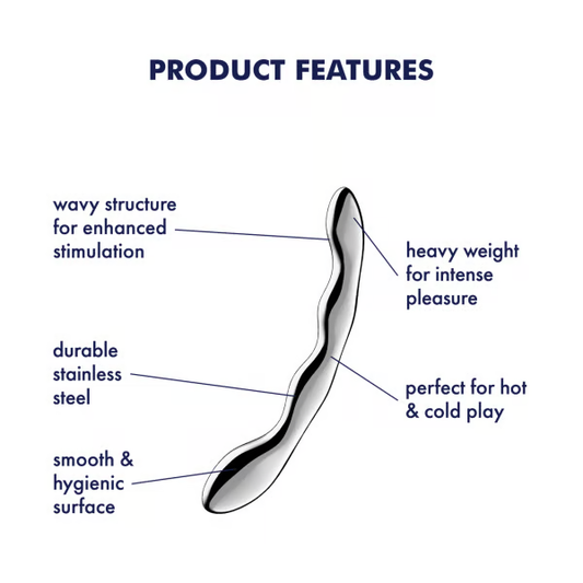 Satisfyer Cosmic Crest 2 Stainless Steel Dildo