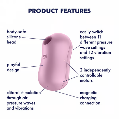 Satisfyer Cotton Candy Air-Pulse Clitoral Stimulator