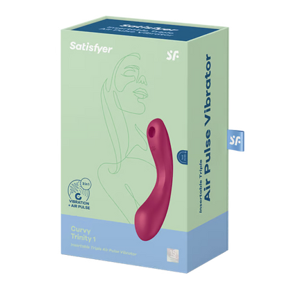 Satisfyer Trinity 1 Air Pulse G-Spot Vibrator