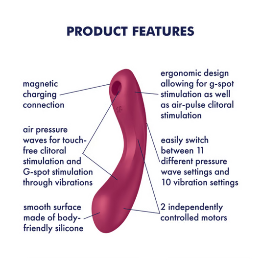 Satisfyer Trinity 1 Air Pulse G-Spot Vibrator
