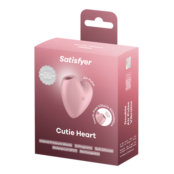 Satisfyer Cutie Heart Air-Pulse Clitoral Stimulator