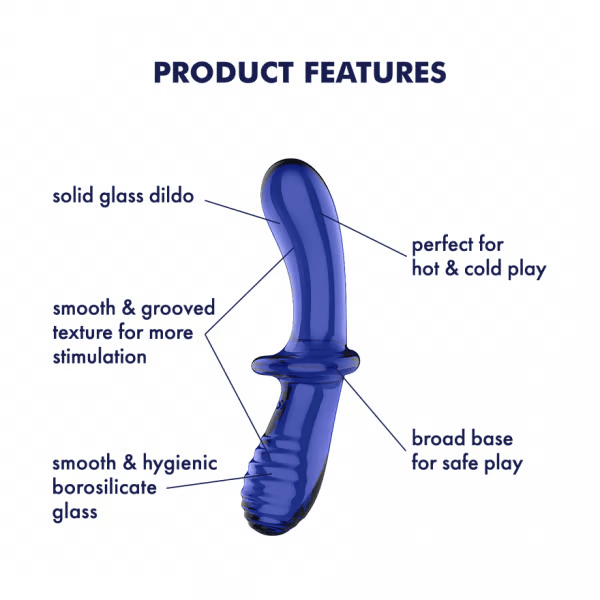 Satisfyer Double Crystal Double Sided Glass Dildo