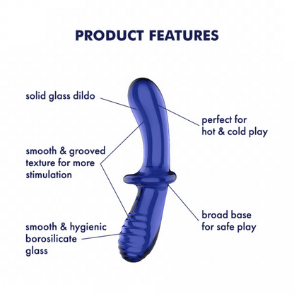 Satisfyer Double Crystal Double Sided Glass Dildo
