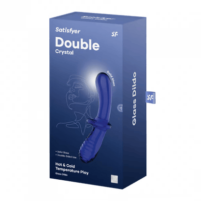Satisfyer Double Crystal Double Sided Glass Dildo