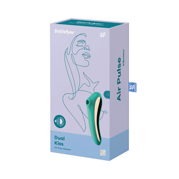 Satisfyer Dual Kiss Clitoral Stimulator and Vibrator
