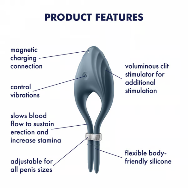 Satisfyer Duelist Vibrating Lasso Cock Ring