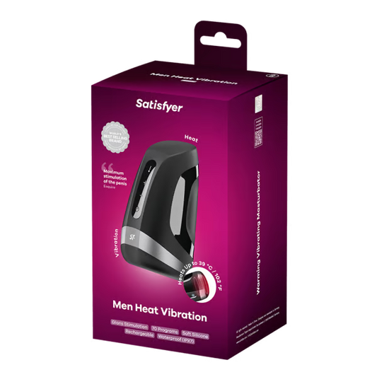 Satisfyer Heat Vibration Waterproof Vibrating Stroker