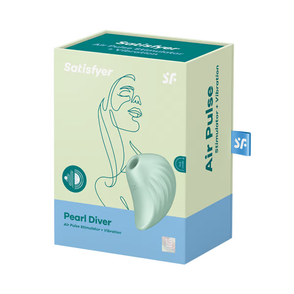 Satisfyer Pearl Diver Air Pulse Clitoral Stimulating Vibrator