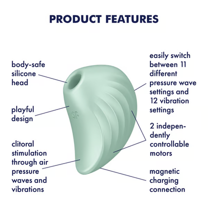 Satisfyer Pearl Diver Air Pulse Clitoral Stimulating Vibrator