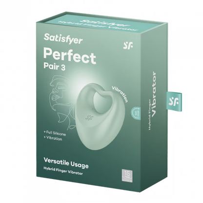 Satisfyer Perfect Pair 3 Hybrid Finger Vibrator & Cock Ring