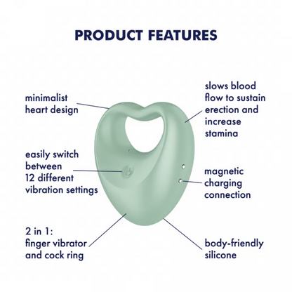 Satisfyer Perfect Pair 3 Hybrid Finger Vibrator & Cock Ring