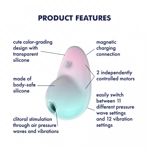 Satisfyer Pixie Dust Air-Pulse Clitoral Stimulator