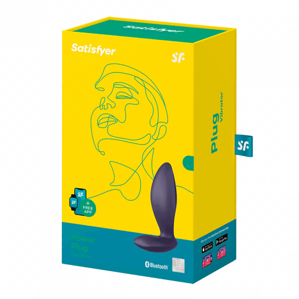 Satisfyer Power Plug App-Controlled Tapered Anal Vibrator