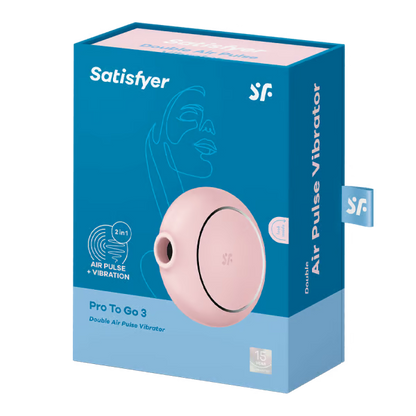 Satisfyer Pro To Go 3 Air-Pulse Clitoral Stimulator