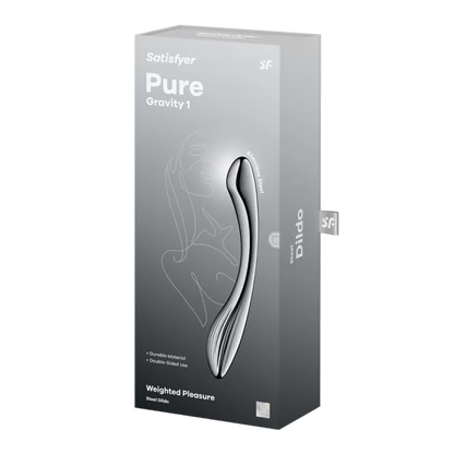 Satisfyer Pure Gravity 1 Stainless Steel Dildo