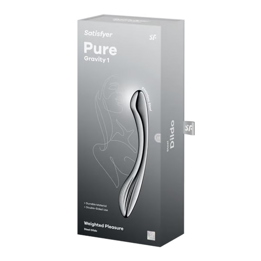 Satisfyer Pure Gravity 1 Stainless Steel Dildo