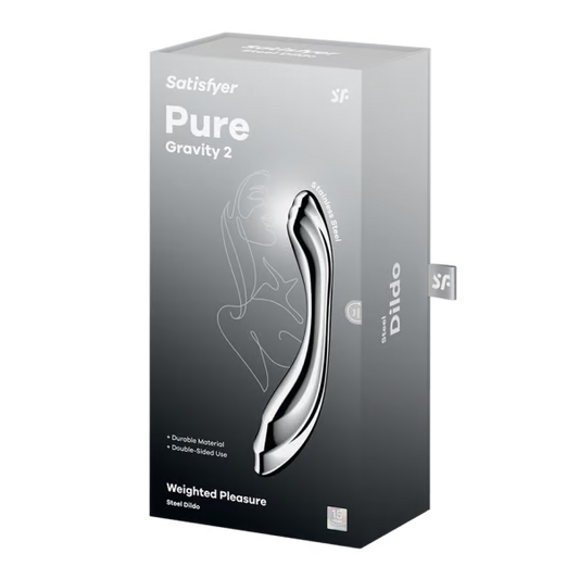 Satisfyer Pure Gravity 2 Stainless Steel Dildo