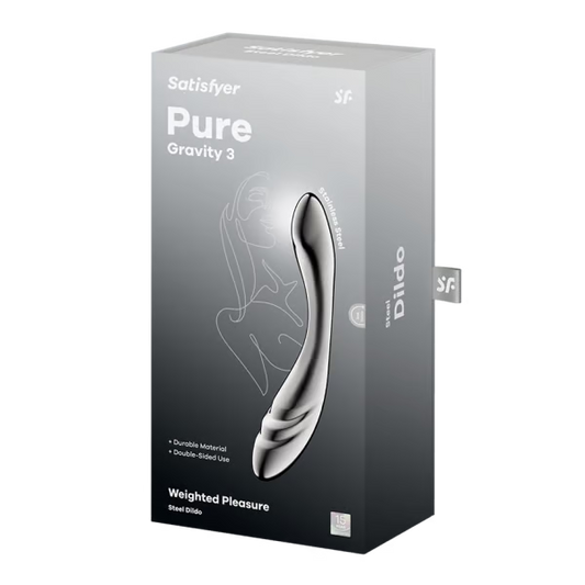 Satisfyer Pure Gravity 3 Stainless Steel Dildo