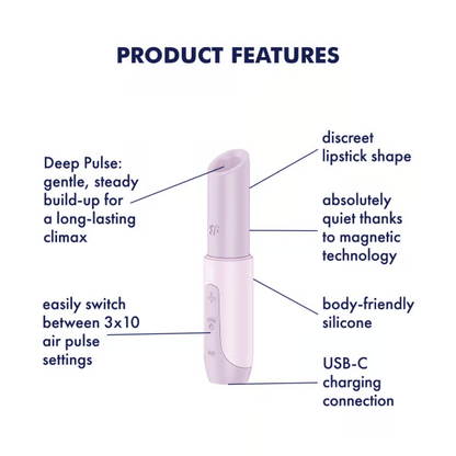 Satisfyer Secret Kiss Air Pulse Vibrator