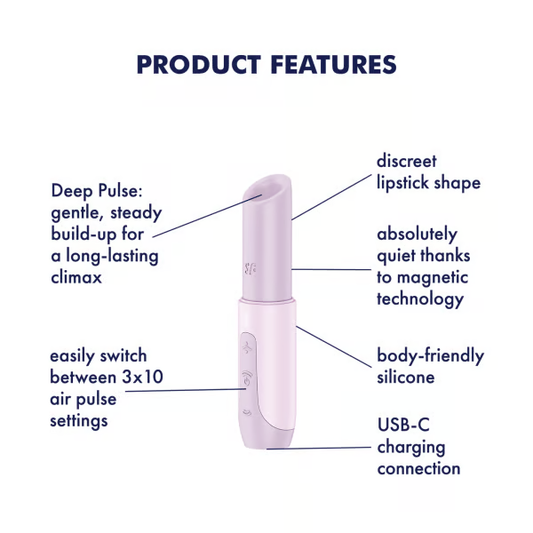 Satisfyer Secret Kiss Air Pulse Vibrator