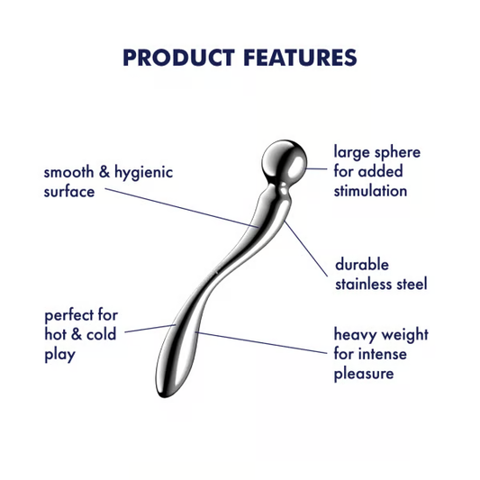 Satisfyer Star Force 2 Stainless Steel Dildo