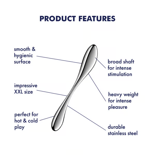 Satisfyer Star Force 3 Stainless Steel Dildo