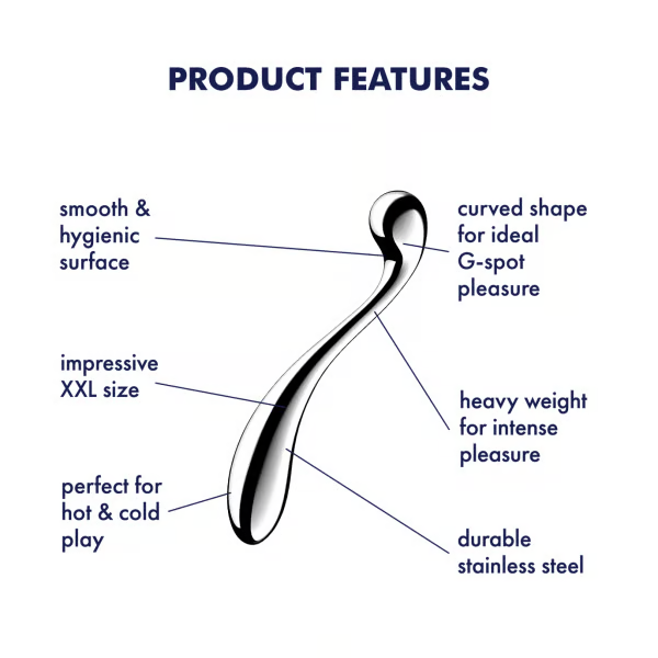Satisfyer Star Force 4 Stainless Steel Dildo