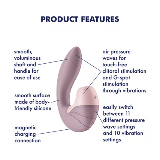 Satisfyer Supernova Old Rose Rabbit Vibrator