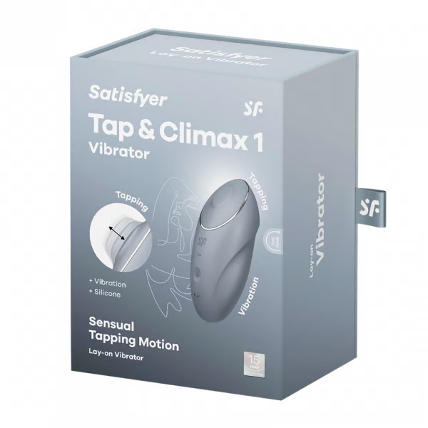 Satisfyer Tap and Climax 1 Lay-on Vibrator