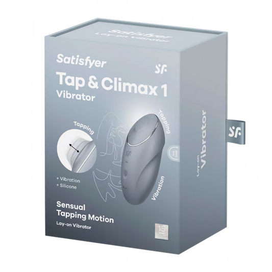 Satisfyer Tap and Climax 1 Lay-on Vibrator