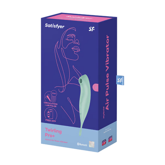 Satisfyer Twirling Pro+ Hybrid Air-Pulse Clitoral Stimulator