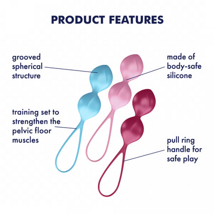 Satisfyer V Balls Kegel Training Set