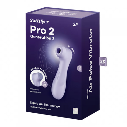 Satisfyer Pro 2 Generation 3 Liquid Vibration Clitoral Stimulator