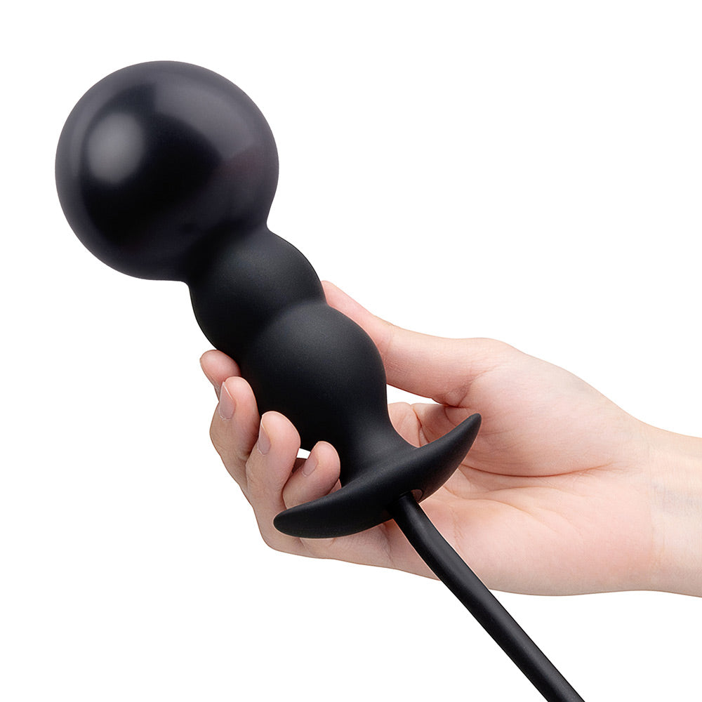 b-Vibe Inflatable Anal Plug With Hand Pump