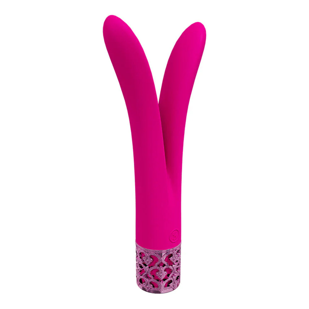 Shots Royal Gems Dueling Queens Rechargeable Vibrator