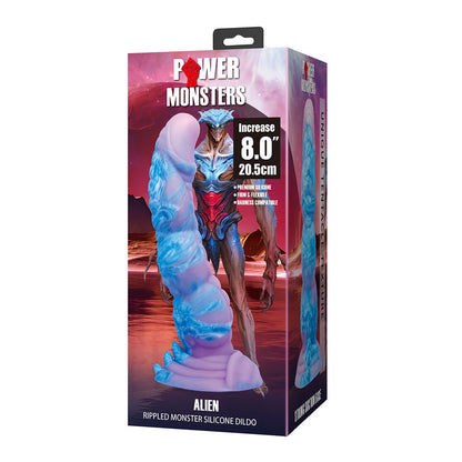 Power Monsters Alien Rippled Dildo